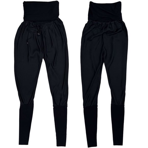Tom Ford Pleated Drop Crotch Harem Pants in Black Women’s US Size 0 - Picture 2 of 16